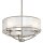 Deckenleuchte HIRA Wei&szlig; Metall Organza &Oslash;46cm Lampe