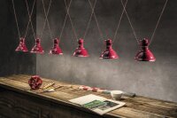 Lampe à suspendre céramique E27 Bordeaux...