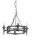 Kronleuchter CAMELOT 7 in Silber Antik Lampe &Oslash;52cm