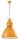 Lampe &agrave; suspendre c&eacute;ramique E27 H : max. 140 cm jaune shabby antique
