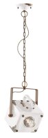 Lampe &agrave; suspendre Blanc Shabby Antique...