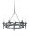 Kronleuchter CAMELOT 7 in Silber Antik &Oslash;52cm Lampe