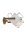 Wandspot Metall Keramik E27 verstellbar eckig SOFIA