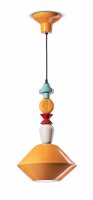 Lampe à suspendre céramique E27 jaune...