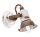 Spot Lampe murale m&eacute;tal c&eacute;ramique ajustable E14 L : 9 cm