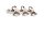Spot Lampe Wand Metall Keramik E14 verstellbar LIVIA