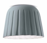 Deckenlampe Keramik Ø 40 cm rund Grau E27...