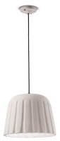 H&auml;ngeleuchte Keramik D: 40 cm rund H: max. 150 cm E27
