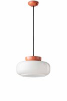 Hängelampe Glas Keramik E27 Ø 37 cm H: max....