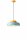 Lampe &agrave; suspendre c&eacute;ramique E27 D : 37 cm H : max. 135 cm rond
