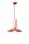 Pendelleuchte Keramik E27 D: 40 cm Creme Orange rund