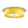 Plafonnier céramique E27 D : 40 cm rond jaune ENRICO