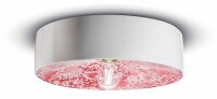 Plafonnier céramique Ø 40 cm Blanc Rouge...