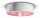 Plafonnier c&eacute;ramique &Oslash; 40 cm Blanc Rouge E27 rond ENRICO