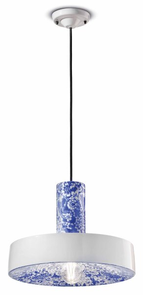 Pendelleuchte Keramik E27 Ø 35 cm rund H: max. 146 cm