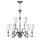 Lustre LUANA en nickel Ø:66cm Lampe à raccourcir