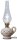 Lampe de table métal verre E14 15 cm de large 35 cm de haut