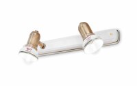 Spot mural métal céramique E14 orientable 2...
