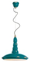 Lampe &agrave; suspendre c&eacute;ramique E27 D : 40 cm H...