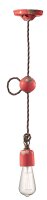 Suspension céramique H : max. 120 cm Rouge shabby...