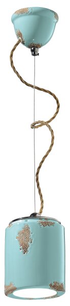 Hängeleuchte Keramik E27 Ø 12,5 cm H: max. 114 cm rund