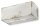 Wandleuchte Keramik E27 25 cm breit Wei&szlig; Shabby Antik