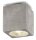 Spot de plafond c&eacute;ramique E27 apparent aspect b&eacute;ton angulaire Moderne