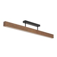 Plafonnier LED bois métal 3000 K blanc chaud 2807...