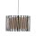 Suspension ronde Ø 50 cm 3x E27 Noir Marron Moderne