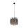 Lampe à suspendre ronde Ø 40 cm H : max. 165 cm Noir Marron