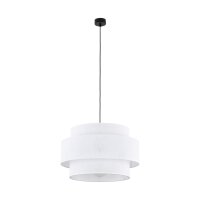 Suspension Blanc Ø 50 cm H : max. 160 cm Tissu...