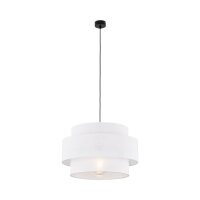Suspension Blanc Ø 50 cm H : max. 160 cm Tissu...