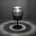 Tischlampe Schwarz 38 cm hoch Stoff Metall E27 GREET