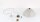 Suspension Métal Beige Ø 34 cm rond Hauteur réglable E27