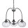 Suspension FELI Verre de pluie Ø56cm à raccourcir Lampe