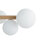 Lampe à suspendre bois métal verre L : 90 cm 7x G9 Moderne