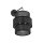 Wandlampe mit Schalter H: 33 cm Stoff Metall Schwarz E27