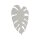 Wandlampe Metall Beige H: 40c m Monstera Blatt 3x G9