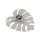 Wandlampe Metall Beige H: 40c m Monstera Blatt 3x G9