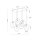 Pendelleuchte Rauchglas Metall L: 70 cm H: max. 1,3 m 6x E27