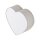 Kinderzimmerlampe Decke Leinen Herz L: 42 cm Beige 2x E27