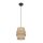 Hängeleuchte Jute Metall Ø 20 cm E27 Boho Design GREET