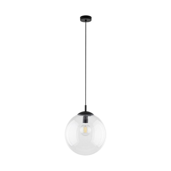 Lampe à suspendre en verre ronde Ø 35 cm H : max. 175 cm E27 Boule Abat-jour