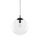 Lampe à suspendre en verre ronde Ø 35 cm H : max. 175 cm E27 Boule Abat-jour