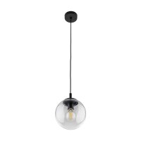 Hängeleuchte Glas Metall Ø 30 cm rund E27...
