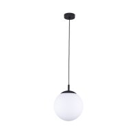 Lampe à suspendre verre métal E27 Ø...