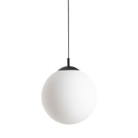 Lampe à suspendre verre métal E27 Ø...