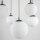 Suspension réglable L : max. 4 m verre métal 5x E27