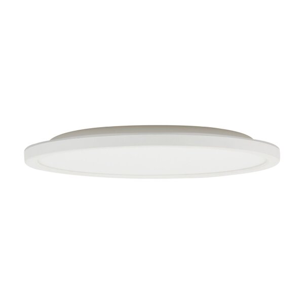 LED Deckenleuchte dimmbar IP54 40 cm rund Weiß 3 Lichtmodi