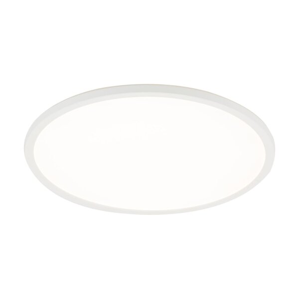 LED Deckenleuchte dimmbar IP54 40 cm rund Weiß 3 Lichtmodi